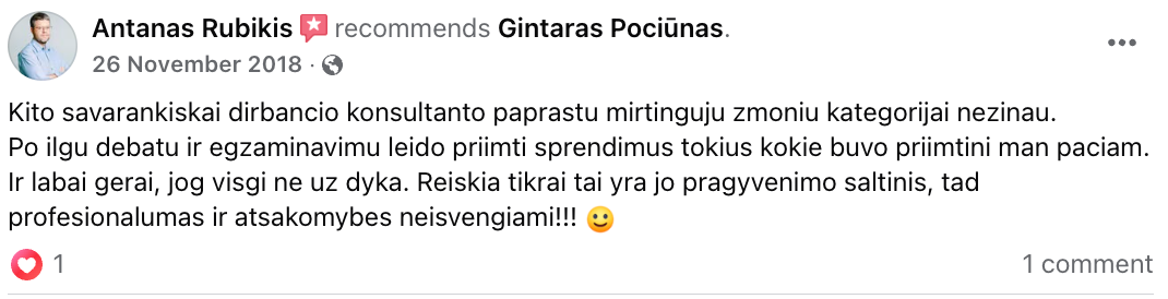 Atsiliepimas